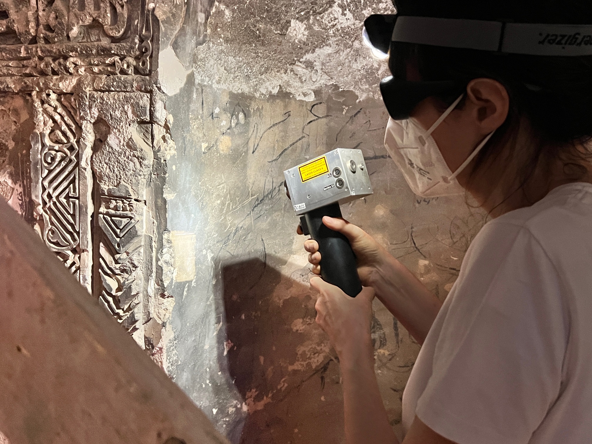 Bianca Madden | Conservation Laser Cleaning in Cairo's City of the Dead