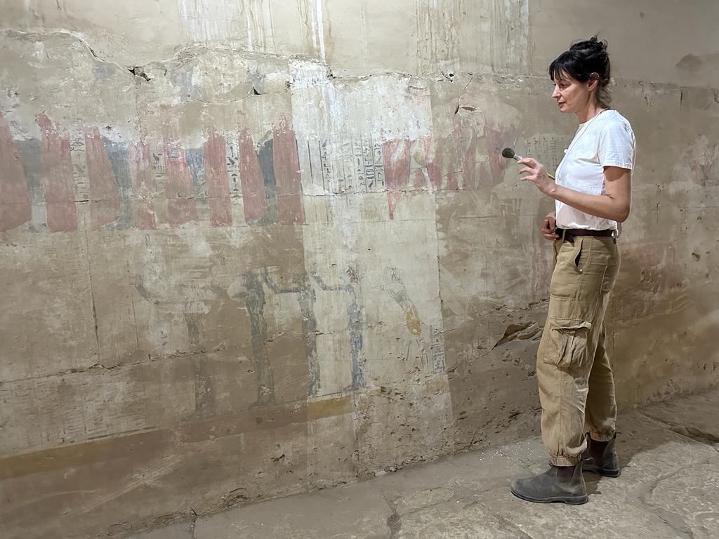Bianca Madden | Conservation Condition Assessment Merenptah Tunnel, Abydos